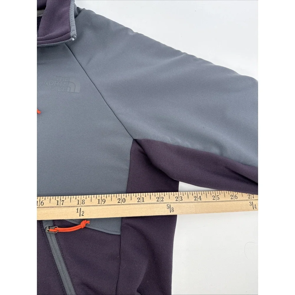 The North Face Jacket Men's Large Full Zip Gray Softshell Fleece Lined‎
